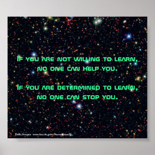 Entschlossenheit - Plakat