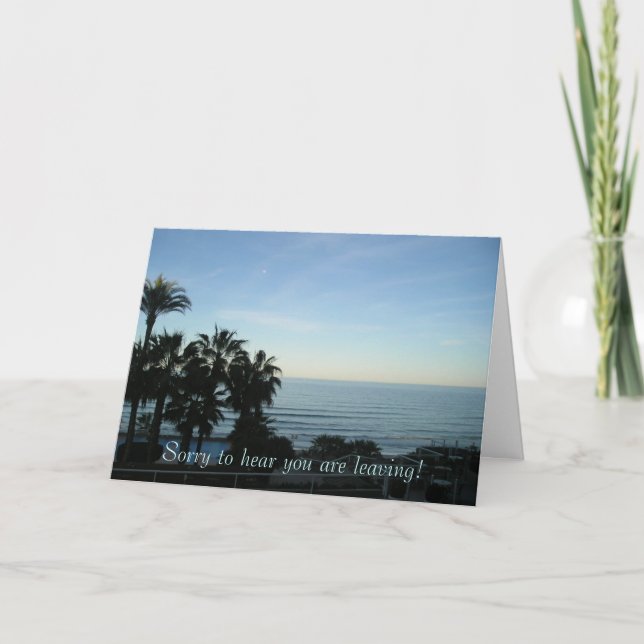 Entschuldige das verlass karte (Vorderseite)