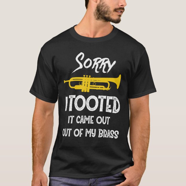Entschuldige, dass ich es aus meinem Messingdrampe T-Shirt (Vorderseite)