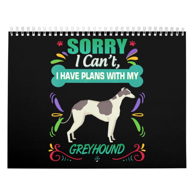 Entschuldige, dass ich keine Pläne mit meinem Hund Kalender (Titelbild)