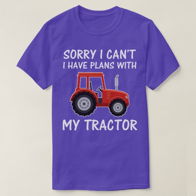 Entschuldige, dass ich keine Pläne mit meinem Trak T-Shirt (Design vorne)