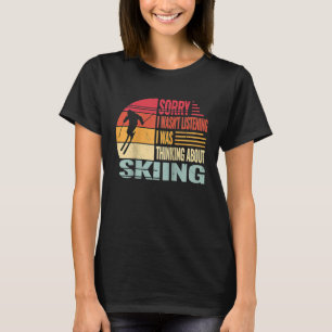 Entschuldige, dass ich keinen Schneeschuhfahrer un T-Shirt