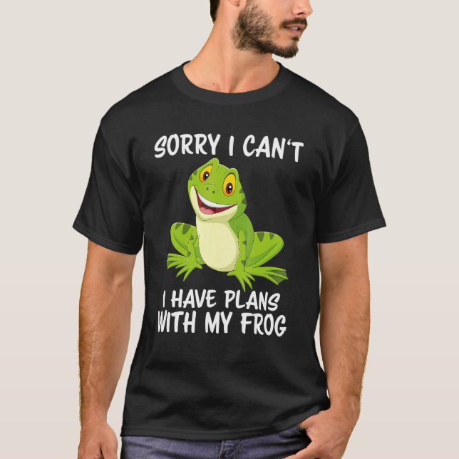 Entschuldige, dass ich mit meinem Froschkaulquappe T-Shirt (Vorderseite)
