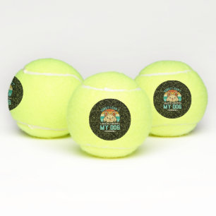 Entschuldige, dass ich mit meinem Hund keine Pläne Tennisbälle