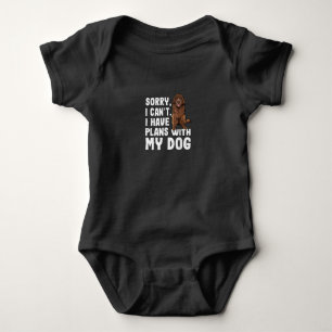 Entschuldige, dass ich mit meinem Neufundland-Hund Baby Strampler