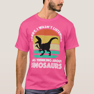 Entschuldige, dass ich nicht hörte, dass ich über T-Shirt