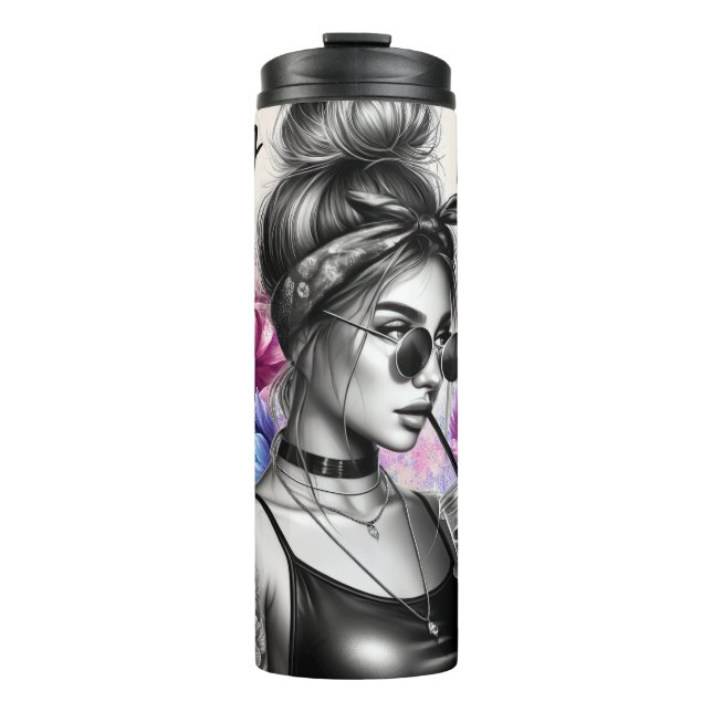 Entschuldige, dass ich nur Feral bin Thermosbecher (Vorderseite)