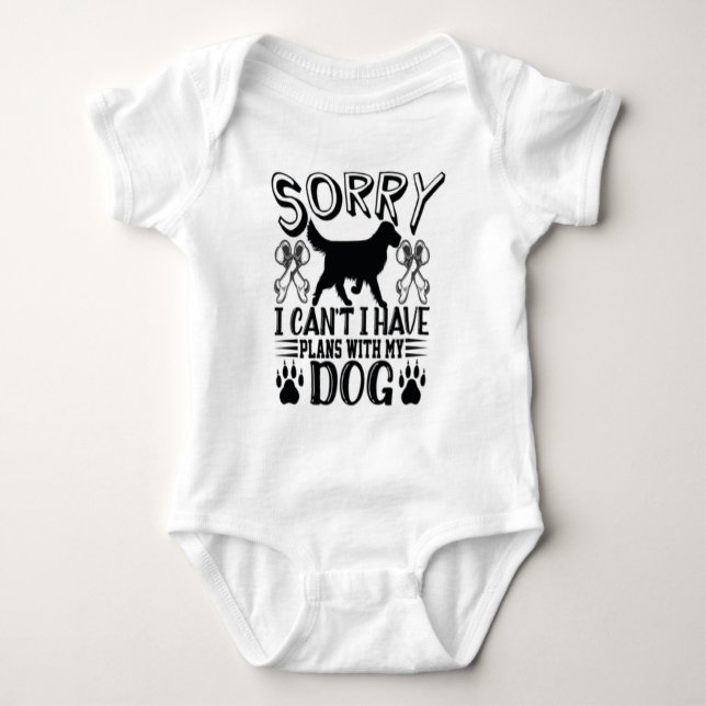 Entschuldige, dass ich Pläne mit meinem Dozent hab Baby Strampler (Vorderseite)