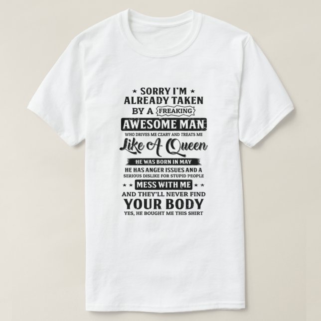 Entschuldige, dass ich schon von einem Phantastisc T-Shirt (Design vorne)