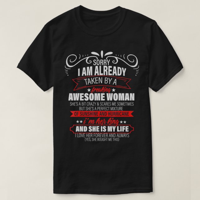 Entschuldige, dass ich schon von einer phantastisc T-Shirt (Design vorne)