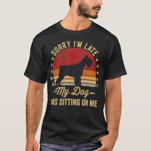 Entschuldige, dass ich spät dran bin, dass mein Hu T-Shirt