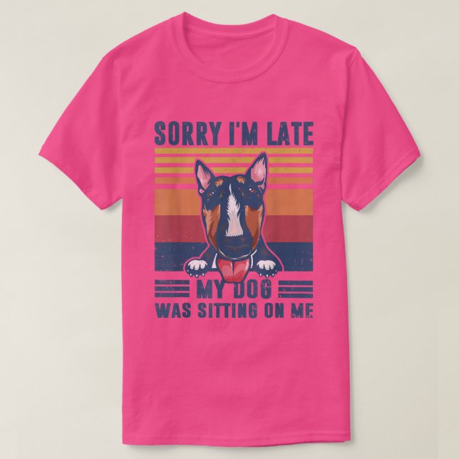 Entschuldige, dass ich spät dran bin, dass mein Hu T-Shirt (Design vorne)