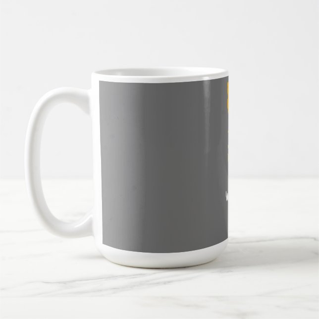 Entschuldige, dass ich spät dran bin kaffeetasse (Links)