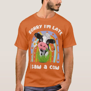 Entschuldige, dass ich spät in der Nacht eine cow T-Shirt