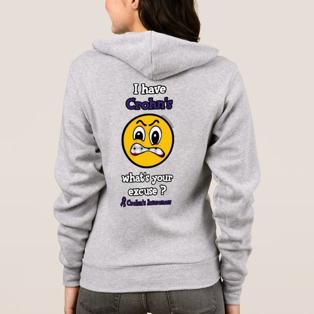 Entschuldigen Sie... Crohn's Hoodie (Rückseite)