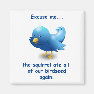 Entschuldigen Sie...Das Eichhörnchen hat all unser Magnet