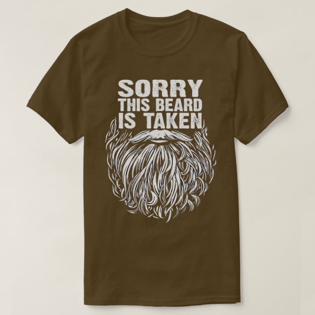 Entschuldigen Sie, dass dieser Bart 5 6 genommen w T-Shirt (Design vorne)