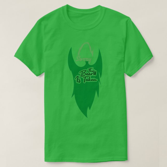 Entschuldigen Sie, dass dieser Bart funny Long Bea T-Shirt (Design vorne)