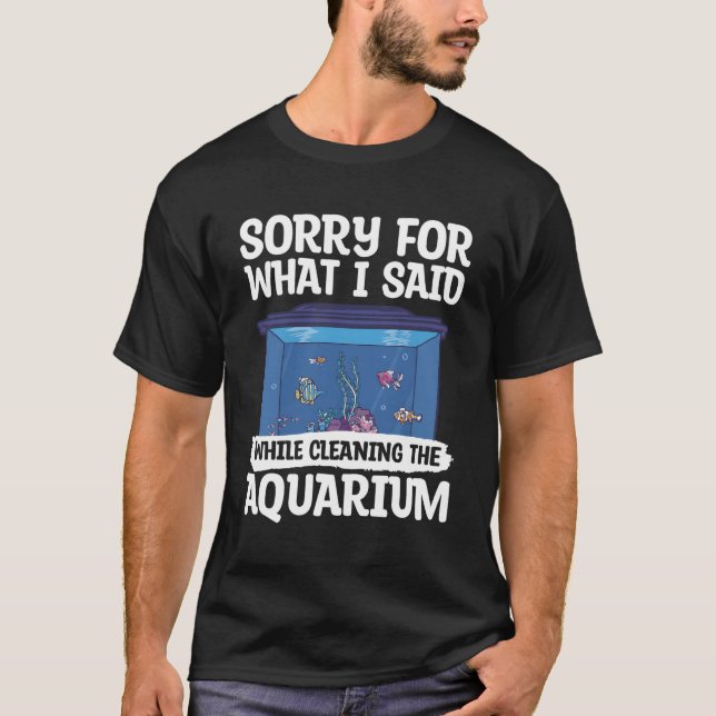Entschuldigen Sie, dass ich während der Reinigung  T-Shirt (Vorderseite)