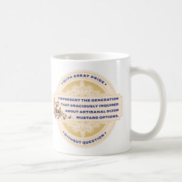 Entschuldigen Sie, haben Sie einen grauen Poupon? Kaffeetasse