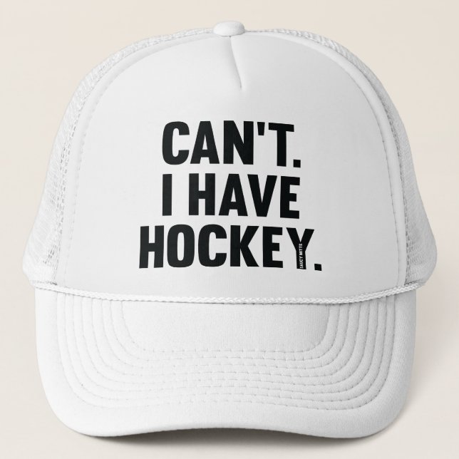 Entschuldigen Sie, ich habe keinen Hockeyschläger Truckerkappe (Vorderseite)