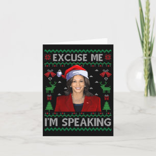 Entschuldigen Sie, ich spreche zu Weihnachten Kama Karte