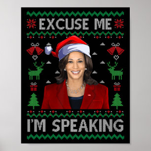 Entschuldigen Sie, ich spreche zu Weihnachten Kama Poster