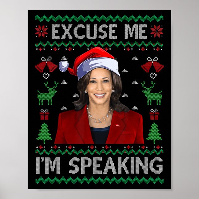 Entschuldigen Sie, ich spreche zu Weihnachten Kama Poster (Vorne)
