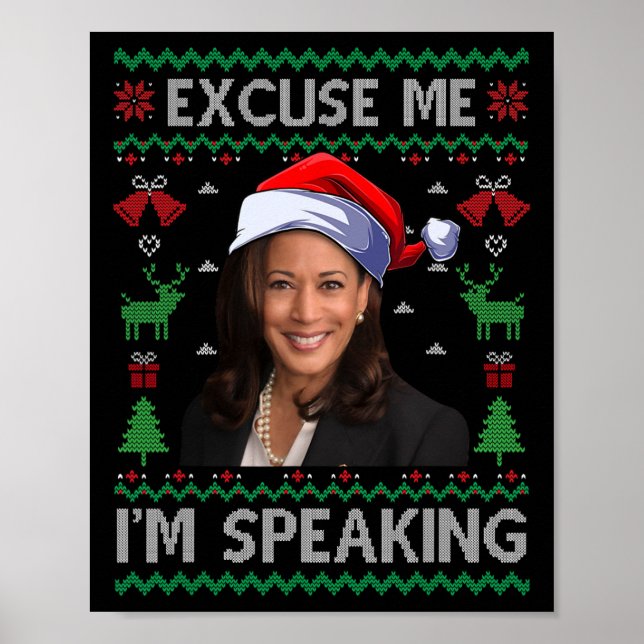 Entschuldigen Sie, ich spreche zu Weihnachten Kama Poster (Vorne)