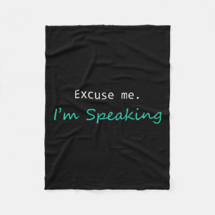 Entschuldigen Sie, ich und#';Ich spreche Kamala Ha Fleecedecke