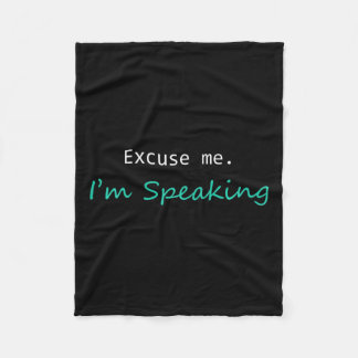 Entschuldigen Sie, ich und#';Ich spreche Kamala Ha Fleecedecke