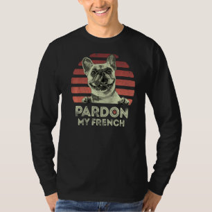 Entschuldigen Sie meinen französischen Retro Funny T-Shirt