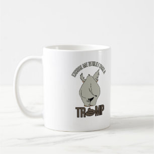 Entschuldigen Sie mich, während ich einen Trump -  Kaffeetasse