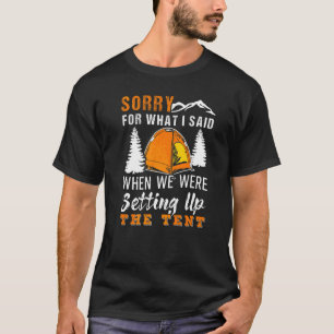 Entschuldigen Sie, was ich bei der Einrichtung des T-Shirt