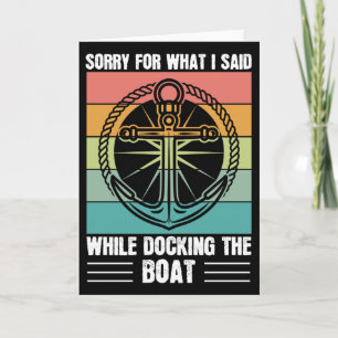 Entschuldigen Sie, was ich beim Andocken des Boat Karte