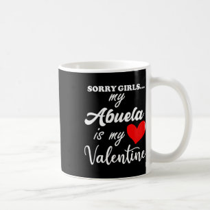 Entschuldigung Abuela ist mein Valentins Herz Fami Kaffeetasse
