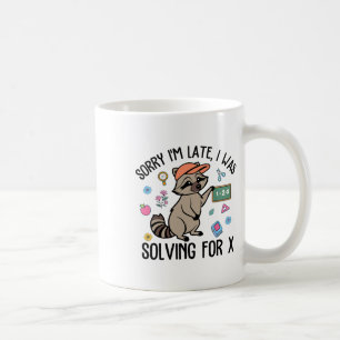 Entschuldigung, dass ich zu spät bin, ich habe ger kaffeetasse