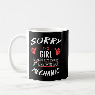 Entschuldigung, dieses Mädchen ist vom heißen Mech Kaffeetasse
