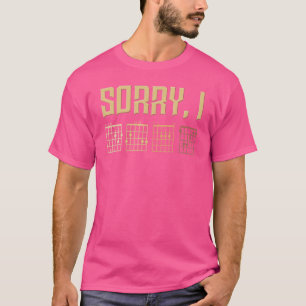 Entschuldigung, es ist mir egal Gitarrenakkorde Gi T-Shirt