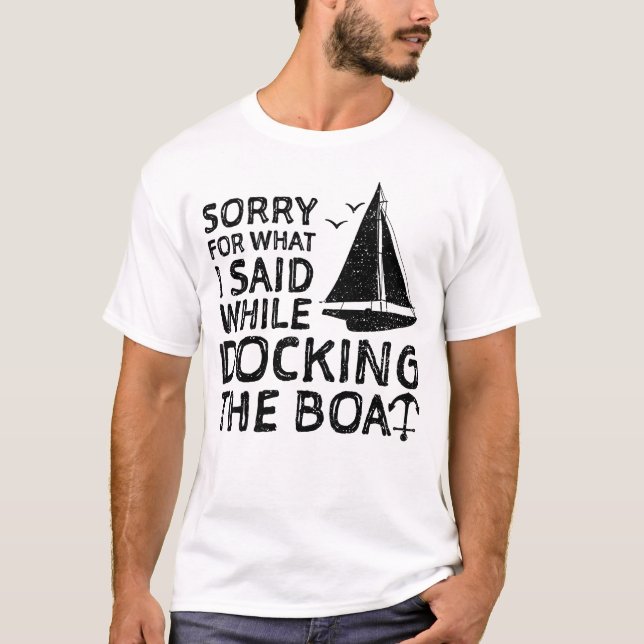 Entschuldigung für das, was ich beim Docken des Bo T-Shirt (Vorderseite)
