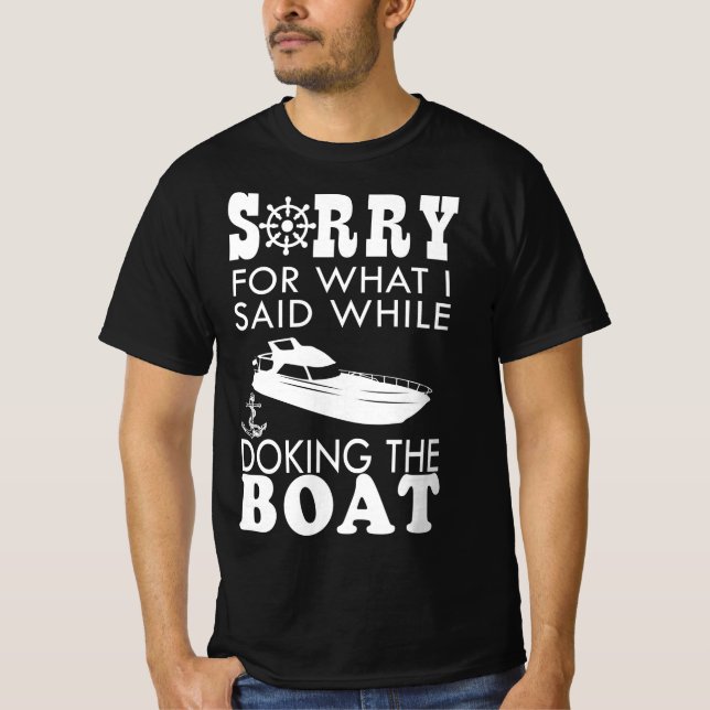 Entschuldigung für das, was ich beim Docken des Bo T-Shirt (Vorderseite)