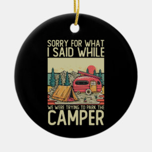 Entschuldigung für das, was ich gesagt habe, währe keramik ornament