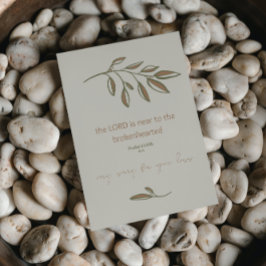 Entschuldigung für Ihren Verlust | Christliche Sym Karte