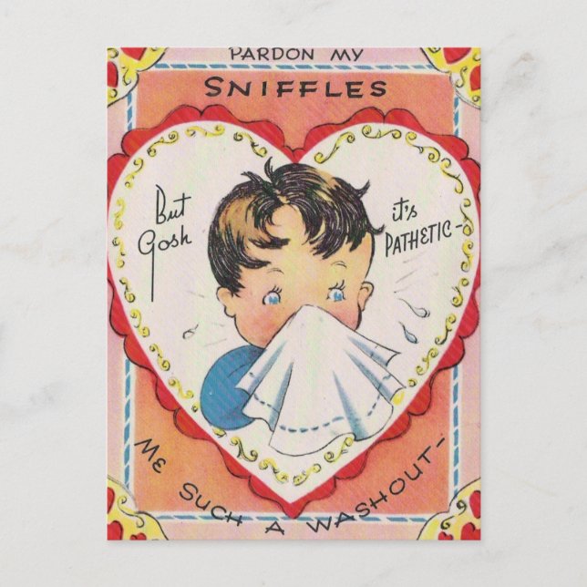 Entschuldigung für meine Sniffles Postkarte (Vorderseite)