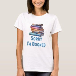 Entschuldigung, ich bin ausgebucht - Buchwurm Humo T-Shirt