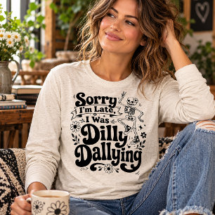 Entschuldigung, ich bin spät dran, ich habe gebumm Tri-Blend shirt