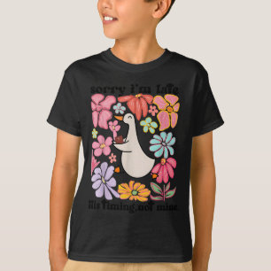 Entschuldigung, ich bin spät dran, seine Zeitplanu T-Shirt