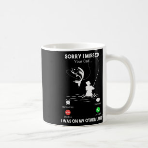 Entschuldigung, ich habe Ihren Anruf verpasst, ich Kaffeetasse