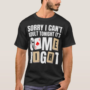 Entschuldigung, ich kann heute Abend nicht, es ist T-Shirt