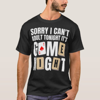 Entschuldigung, ich kann heute Abend nicht, es ist T-Shirt